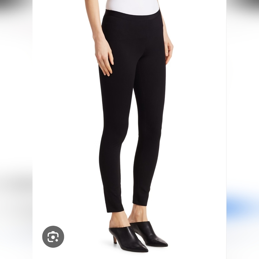 Helmut Lang Banded Pull On Leggings Size S Black